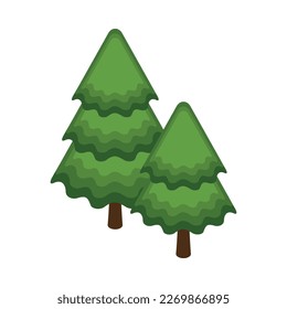 Hiking isometric icons composition with isolated view of adventure essentials on blank background vector illustration