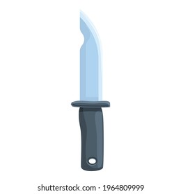 Hiking knife icon. Cartoon of Hiking knife vector icon for web design isolated on white background