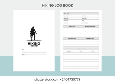 Hiking Log Book Kdp Interior