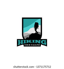 Hiking Logo Design Template