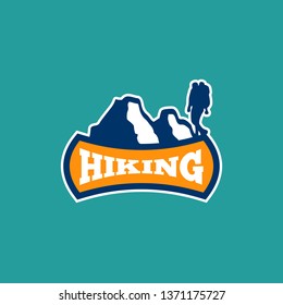Hiking Logo Design Template