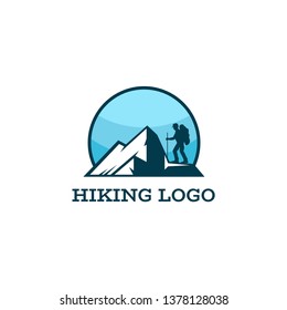 Hiking Logo Design Template