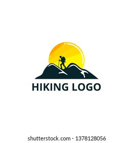 Hiking Logo Design Template