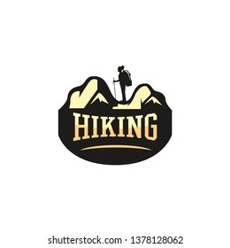 Hiking Logo Design Template