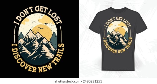 Hiking Lover Funny Vintage T-shirt Design