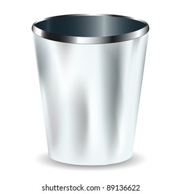 hiking metallic goblet. vector illustration