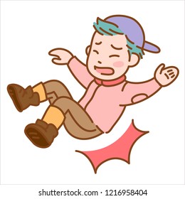 hiking mountain climbing man falling accident