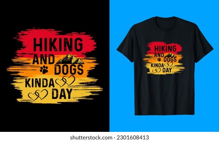 Hiking mountain forest retro vintage t shirt design, Hiking t-shirt designs, Typography, Vintage T-Shirt