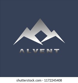 Hiking Mountain Logo Company Vector Logo Template