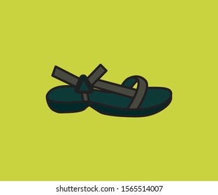 hiking & outdoor icons set, filled color vector. outdoor camping gear, for adventure in the wild. flat logo design illustration.