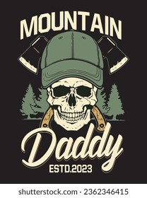 Hiking outdoor T-shirt Design, Hiking tee