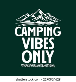 Hiking printable vector design for commercial use