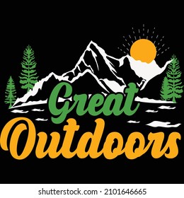 Hiking quotes and vector best for t shirt and mug design, wild mountain illustration. Vector graphic for t shirt and other uses. Design element for logo, label, sign, poster, t shirt and Vector.