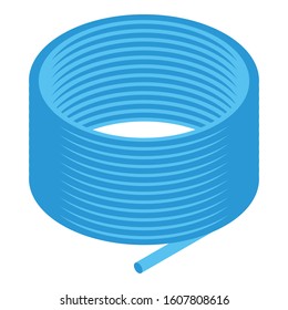 Hiking rope icon. Isometric of hiking rope vector icon for web design isolated on white background