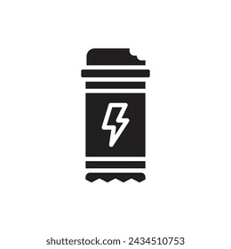 Hiking Snack Bar Filled Icon Vector Illustration