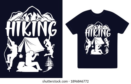 Hiking summer camp, summer svg, ai, eps, jpeg, Png, dxf, Pdf, Happy Camper SVG, Hiking Mountains Campfire Tent T-Shirt, instant download, Camp life SVG, Digital file.