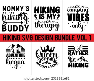 Hiking Svg Design Bundle Vol 1,Hiking Svg Design, Mountain illustration, outdoor adventure ,Outdoor Adventure Inspiring Motivation Quote,camping shirt, camping, hiking svg