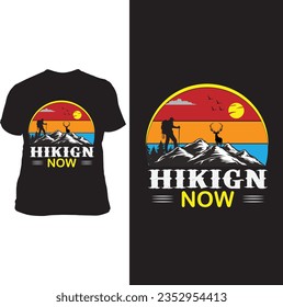 Hiking t shirt design hiking t shirt