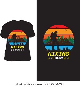 Hiking t shirt design hiking t shirt