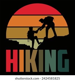 Hiking t shirt design hiking t shirt