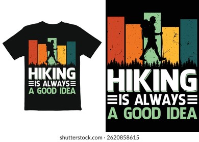 hiking t shirt design t shirt design concept illustration