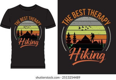 Wandern T-Shirt-Design, Outdoor T-Shirt-Design, Abenteuer T-Shirt-Design, Ich werde zu wandern