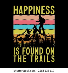 hiking t shirt design vector, hiking t shirt graphic element, adventure t shirts, hiking retro vintage tshirt, Outdoor Adventure Inspiring Motivation Quote