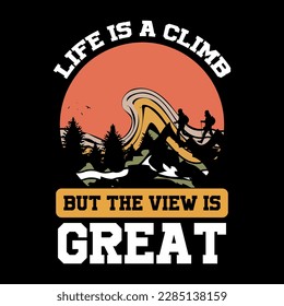 hiking t shirt design vector, hiking t shirt graphic element, adventure t shirts, hiking retro vintage tshirt, Outdoor Adventure Inspiring Motivation Quote