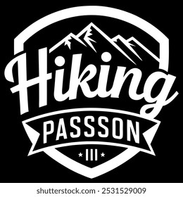  hiking t shirt design vector adventure retro typography t shirt design