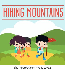 Hiking Time Illustration