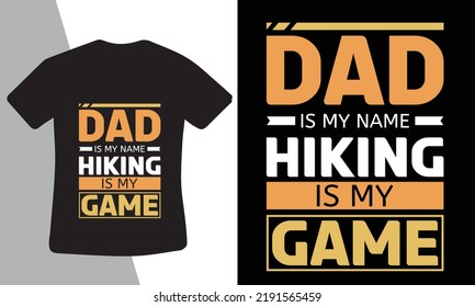 Hiking t-shirt design for hiking lover man and woman