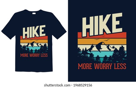 Hiking T-shirt Design for mug , Design for pub menu, poster, t-shirt,  label or logo.