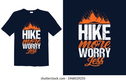 Hiking T-shirt Design for mug , Design for pub menu, poster, t-shirt,  label or logo.