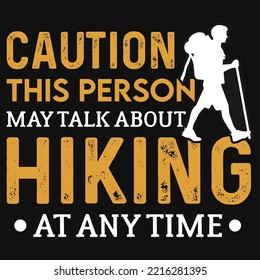 Hiking tshirt design vector design 