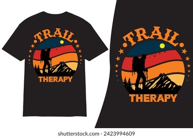 Hiking T-shirt Design Vector, Best Hiking T Shirt, retro vintage hiking t shirt design