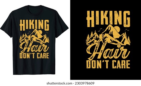 HIKING T-SHIRT DESIGN VECTOR EPS