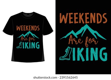 Hiking t-shirt design, Vintage mountain lettering, adventure t-shirts, graphic vector element, hiker typography