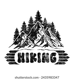 Hiking t-shirt design white color.eps
