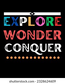 Hiking Typography T Shirt Design