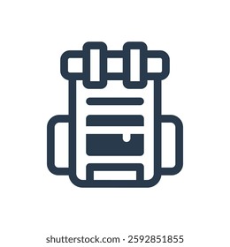 Hiking Vector Icon for Springtime