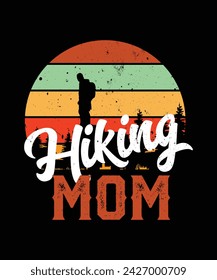 Hiking Vector Tshirt design eps