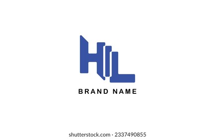HIL marca creativa diseño de logotipo mínimo