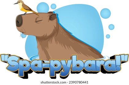 A hilarious cartoon featuring cute animals and a capybara pun