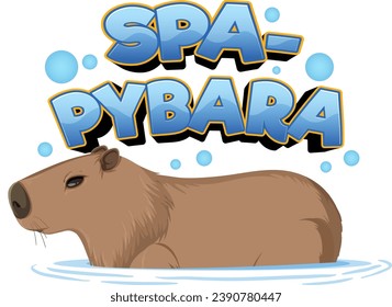 A hilarious cartoon featuring cute animals and a capybara pun