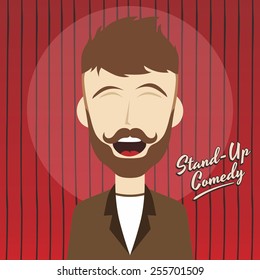 hilarious comedy guy - cartoon character