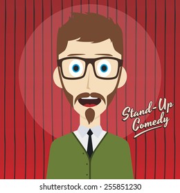 hilarious comedy guy - cartoon character