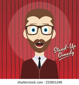 hilarious comedy guy - cartoon character
