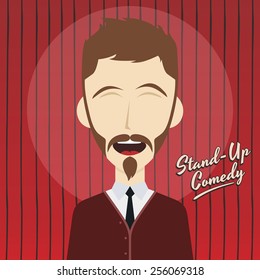 hilarious comedy guy - cartoon character