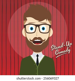 hilarious comedy guy - cartoon character