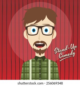 hilarious comedy guy - cartoon character